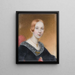 Portrait of a Lady with Red Hair - Matthias Grilhofer — framed artwork on a wall