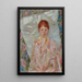 a Convalescent Woman Paula May - Matthias May — framed artwork on a wall