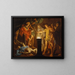 Mucius Scaevola devant Lars Porsenna - Matthias Stom — framed artwork on a wall
