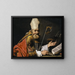 Saint Ambroise - Matthias Stom — framed artwork on a wall
