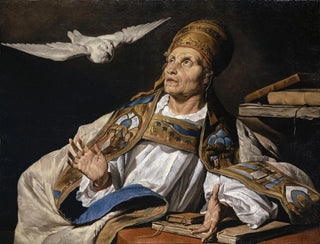 Saint Gregory Painting - Matthias Stom — artwork view