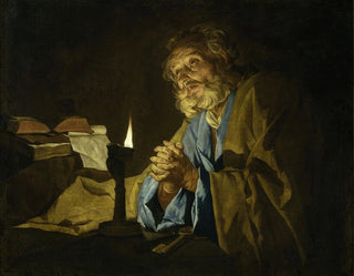 Saint Pierre en prière - Matthias Stom — artwork view