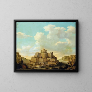 A Fortress - Matthieu Dubus — framed artwork on a wall