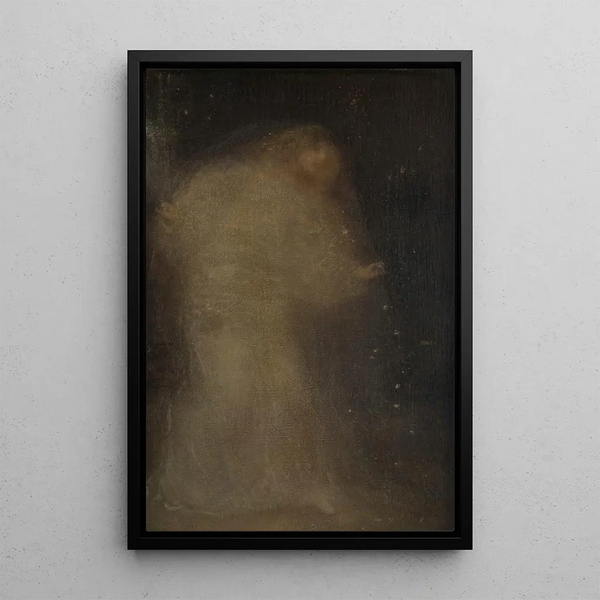 Dame hollandaise voilée - Matthijs Maris — framed artwork on a wall