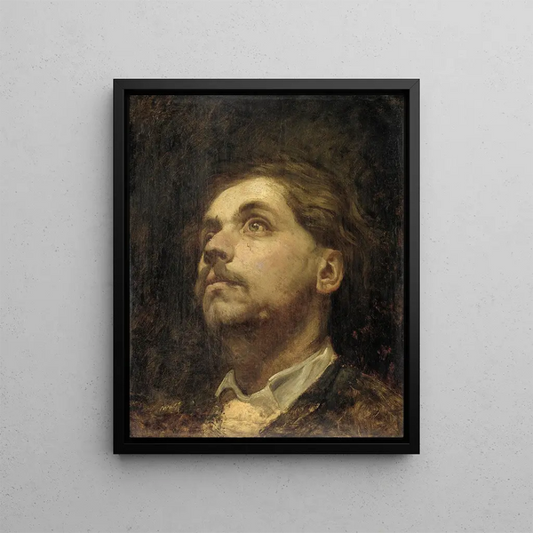 Portrait of Jacob Maris - Matthijs Maris — framed artwork on a wall