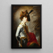 Portrait of a gentleman wearing a hat - Matthäus Loder — framed artwork on a wall