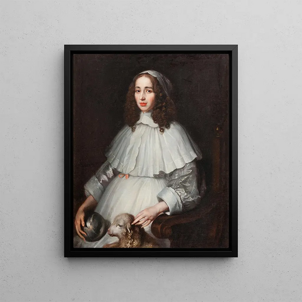 Anna Margareta von Haugwitz - Matthäus Merian the Younger — framed artwork on a wall