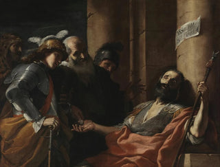 Belisaire recevant l'aumône - Mattia Preti — artwork view