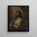 The Christ Crowned with Thorns - Mattia Preti — framed artwork on a wall