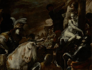 Clorinde saving Sofronia and Olindo - Mattia Preti — artwork view