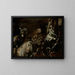 Clorinde saving Sofronia and Olindo - Mattia Preti — framed artwork on a wall