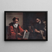 Diogenes and Plato - Mattia Preti — framed artwork on a wall