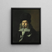 Portrait of a Grand Master of the Knights of Malta Martin de Redin - Mattia Preti — framed artwork on a wall