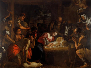 L'Adoration des bergers - Mattia Preti — artwork view