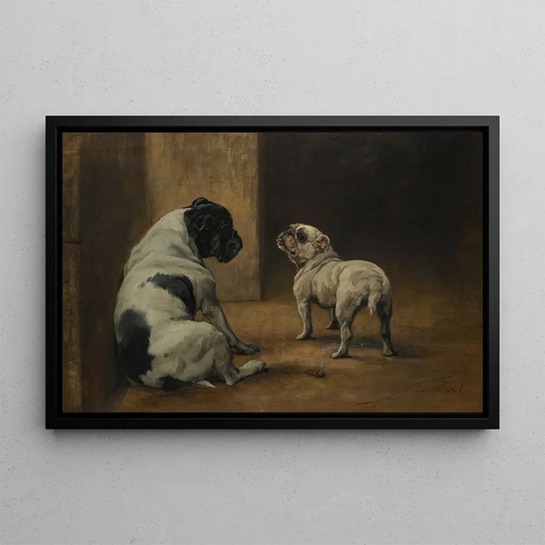 Dignity and Impudence - Maud Earl — framed artwork on a wall