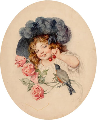 Maud Humphrey - Roses and Cherries.webp
