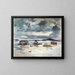 Flood near Maitland - Maud Sherwood — framed artwork on a wall