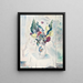 Yellow Lilies - Maud Sherwood — framed artwork on a wall