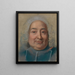 Portrait of Monseigneur Vintimille Du Luc, Archbishop of Paris - Maurice Quentin de La Tour — framed artwork on a wall