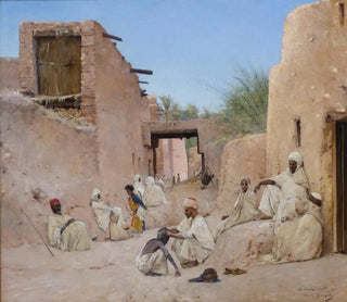 a street in the oasis of Chetma - Maurice Bompard — artwork view