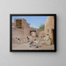 a street in the oasis of Chetma - Maurice Bompard — framed artwork on a wall