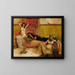 Odalisques en intérieur - Maurice Bompard — framed artwork on a wall