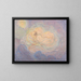Soul soaring towards its center of love - Maurice Chabas — framed artwork on a wall