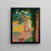Alo Devant La Maison De Garde - Maurice Denis — framed artwork on a wall