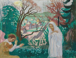 Annunciation in the Spring Garden - Maurice Denis — artwork view