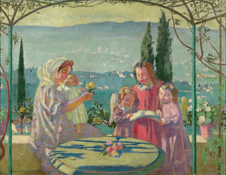 Cantique de la Madone de Fiesole au matin - Maurice Denis — artwork view