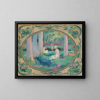 In the fortress - Maurice Denis — framed artwork on a wall