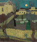 Drying laundry or Moonrise at the Priory - Maurice Denis — artwork view