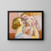 Child nude or Annie and Pauline - Maurice Denis — framed artwork on a wall