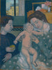 Child nude Motherhood the apple - Maurice Denis — artwork view