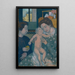 Child nude Motherhood the apple - Maurice Denis — framed artwork on a wall