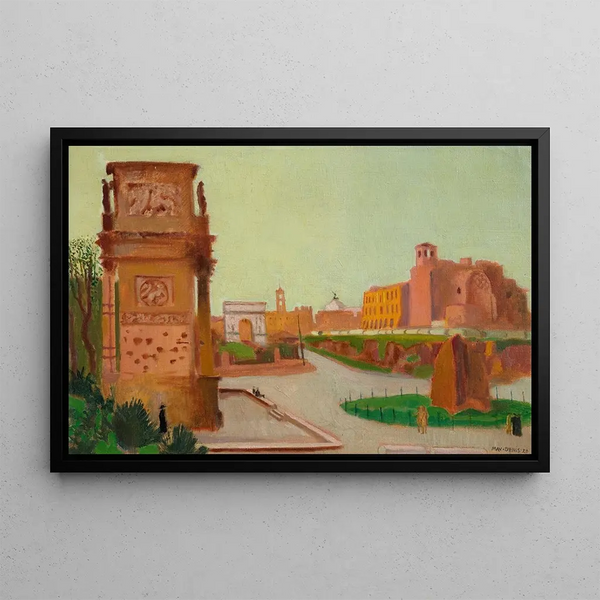 Forum, the Arc de Constantin - Maurice Denis — framed artwork on a wall