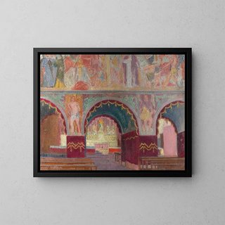 Fresques de Luini à Lugano - Maurice Denis — framed artwork on a wall