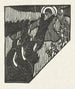 Illustration of Christ carrying the cross and nuns accompanying a poem from the poetry collection Sagesse by Paul Verlaine - Maurice Denis — artwork view