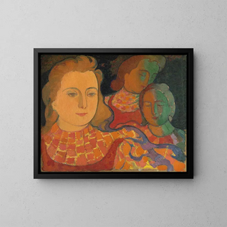 Young girls who look like angels - Maurice Denis — framed artwork on a wall