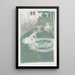 The Reflection in the Fountain - Maurice Denis — framed artwork on a wall
