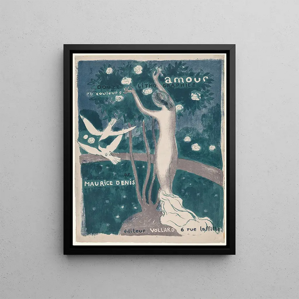 Love - Maurice Denis — framed artwork on a wall