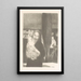 Mother with baby near a cypress - Maurice Denis — framed artwork on a wall