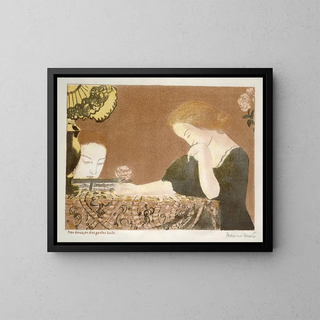 Nos âmes en gestes lents - Maurice Denis — framed artwork on a wall