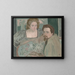 Portrait of Marthe and Maurice - Maurice Denis — framed artwork on a wall