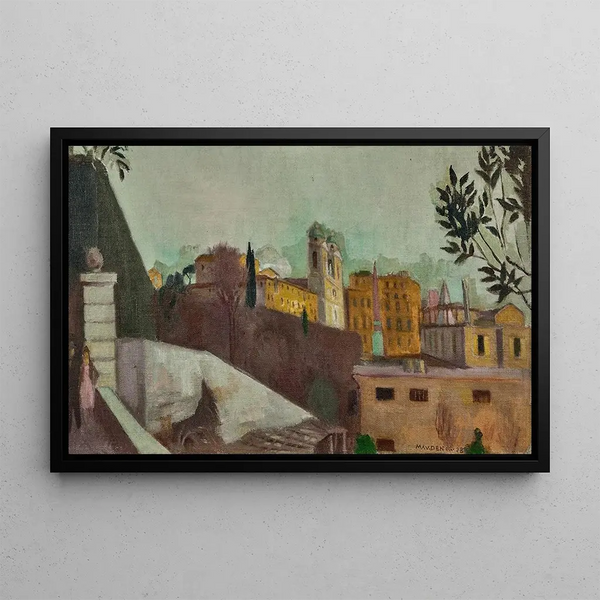 Rome, Villa Médicis - Maurice Denis — framed artwork on a wall
