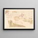 Young girl sleeping receives a crown of flowers - Maurice Denis — framed artwork on a wall