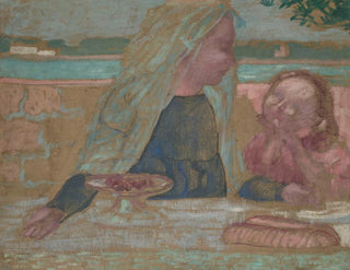 Virgin with Cherries - Maurice Denis — artwork view