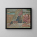 Virgin with Cherries - Maurice Denis — framed artwork on a wall