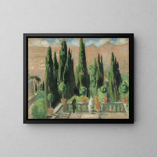 Villa d'Este - Maurice Denis — framed artwork on a wall