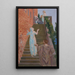 Visitation dans l'escalier de Silencio - Maurice Denis — framed artwork on a wall